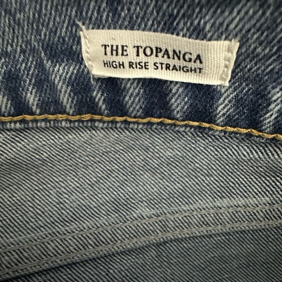 Rails Topanga High Rise Straight Jeans Size 28 Distressed Button Fly NWT - Picture 3 of 7